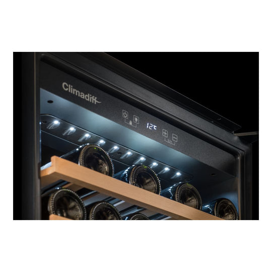 Climadiff Wijnklimaatkast | CBI28S1B | 1 Zone - Elite Wijnkoelkast