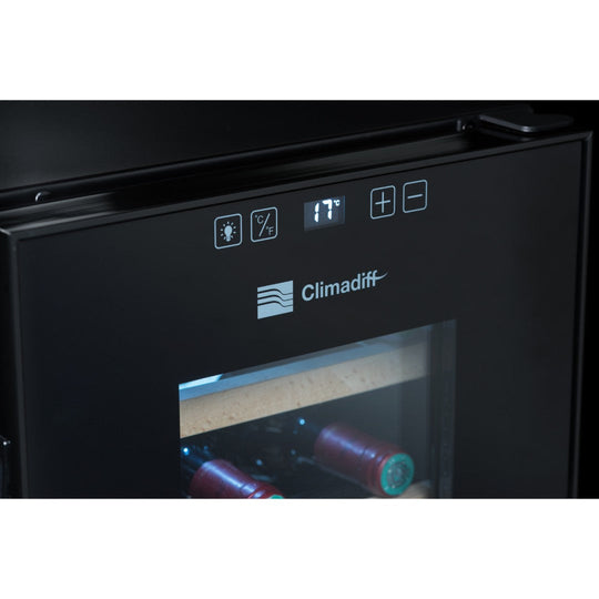 Climadiff Thermo Elektrische Wijnklimaatkast | CC12 | 1 Zone - Elite Wijnkoelkast