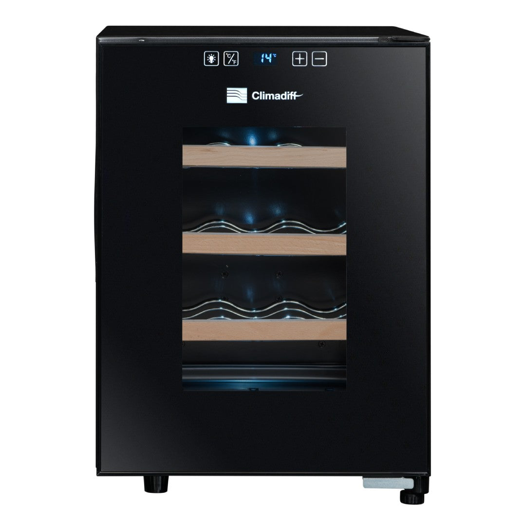 Climadiff Thermo Elektrische Wijnklimaatkast | CC12 | 1 Zone - Elite Wijnkoelkast