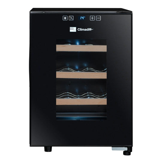 Climadiff Thermo Elektrische Wijnklimaatkast | CC12 | 1 Zone - Elite Wijnkoelkast
