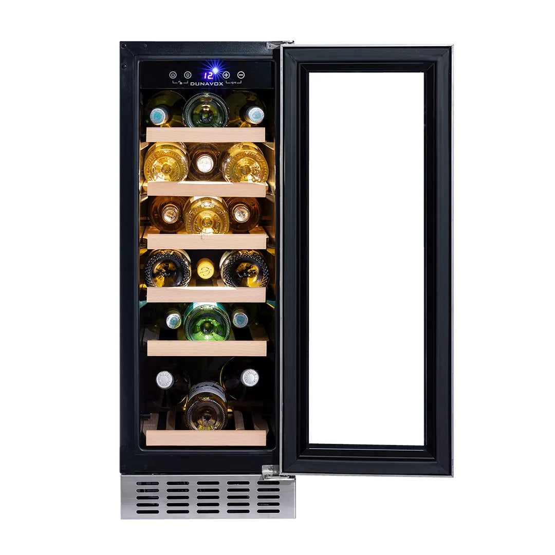 Dunavox Flow-19 Wijnkoelkast | DAUF-19.58SS | 1 Zone