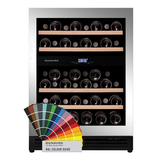 Dunavox Flow-45 Wijnkoelkast | DAUF-45.125DC.TO | 2 Zones | RAL Kleur