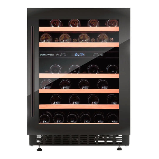 Dunavox Flow-46D Wijnkoelkast | DAUF-46.145DB | 2 Zones | Zwart