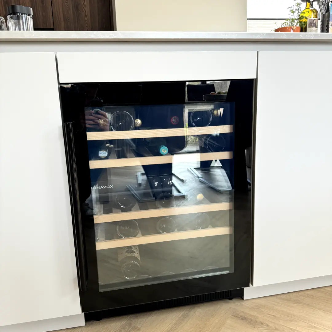 Dunavox Flow-46D Wijnkoelkast | DAUF-46.145DB | 2 Zones | Zwart