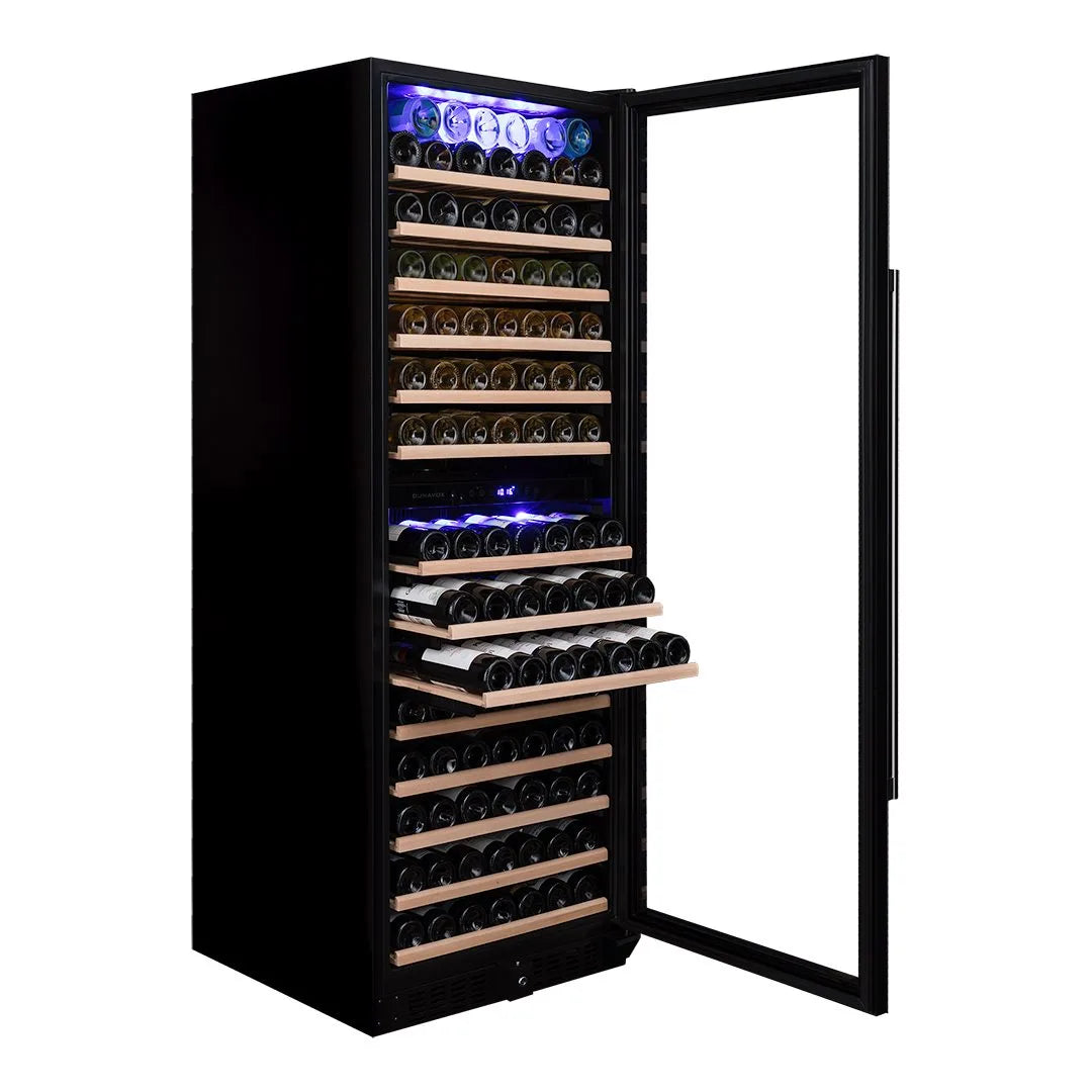 Dunavox Grande-181 Wijnkoelkast | DX-181.490DMBK | 2 Zones | Mat Zwart