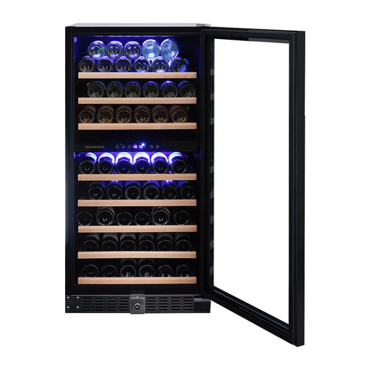 Dunavox Grande-94 Wijnkoelkast | DX-94.270DMBK | 2 Zones | Mat Zwart