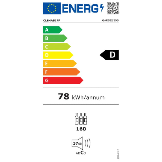 Climadiff Wijnklimaatkast | GARDE150D | Multizone - Elite Wijnkoelkast