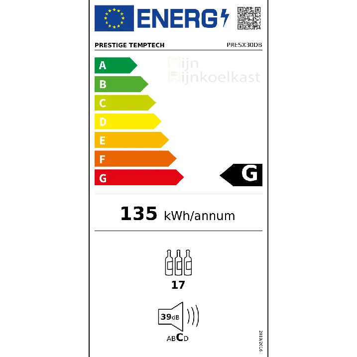 Temptech Prestige Wijnklimaatkast | PRESX30DB | 2 Zones - Elite Wijnklimaatkast