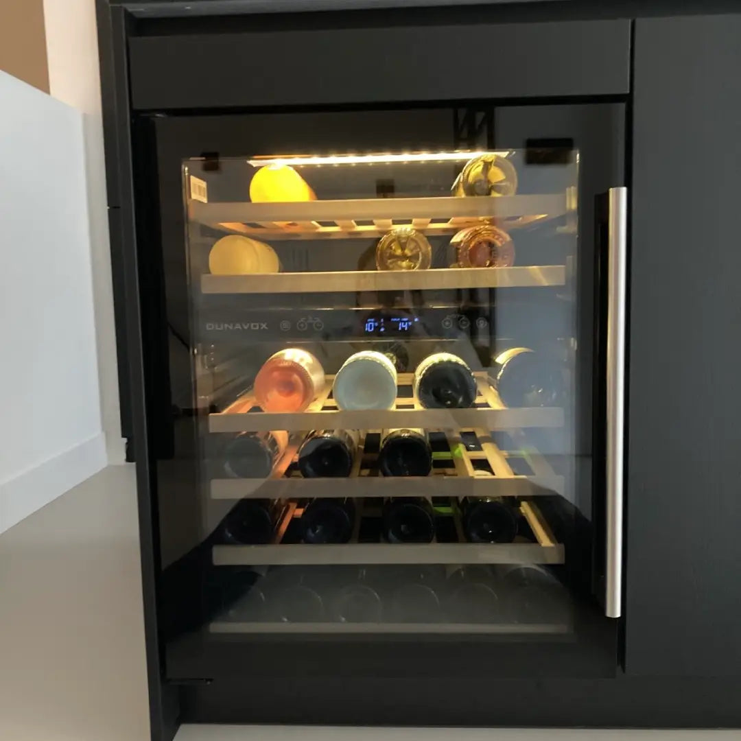Dunavox Flow-46D Wijnkoelkast | DAUF-46.145DB | 2 Zones | Zwart