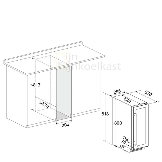 Temptech Prestige Wijnklimaatkast | PRESX30DB | 2 Zones - Elite Wijnklimaatkast