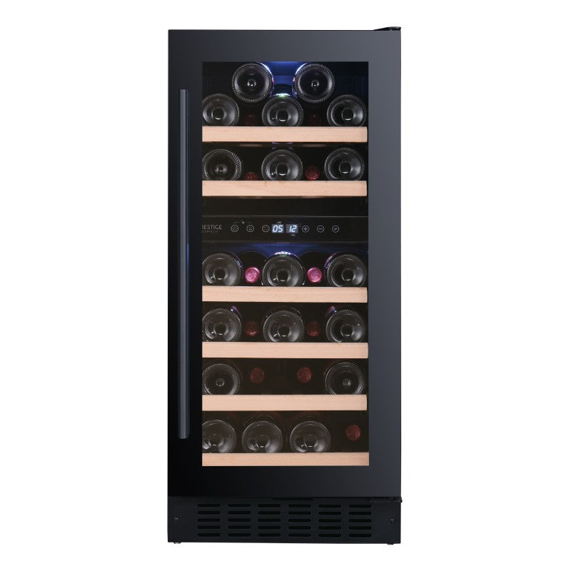 Temptech Onderbouw Wijnklimaatkast | Prestige PRESQ38DB | 2 Zones - Elite Wijnklimaatkast