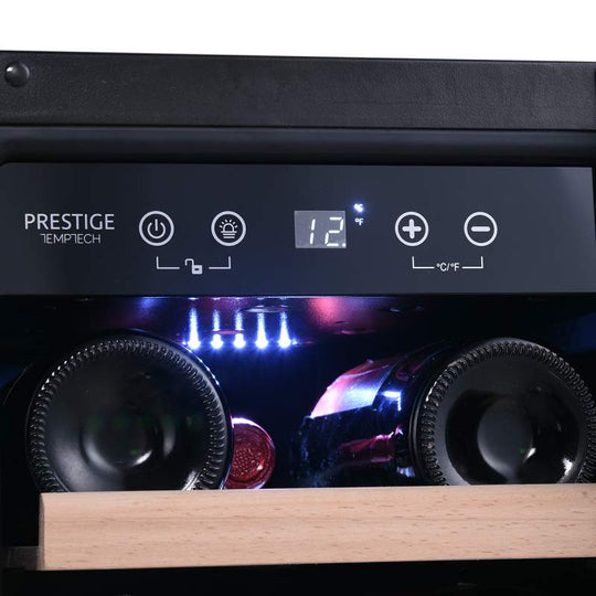 Temptech Onderbouw Wijnklimaatkast | Prestige PRESX30SB | 1 Zone - Elite Wijnklimaatkast