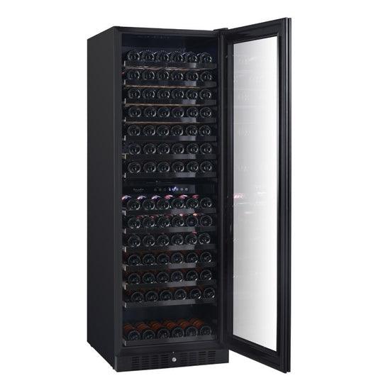 Temptech Wijnklimaatkast | Sommelier SOM180DRB | 166 Flessen | 2 Zones - Elite Wijnklimaatkast