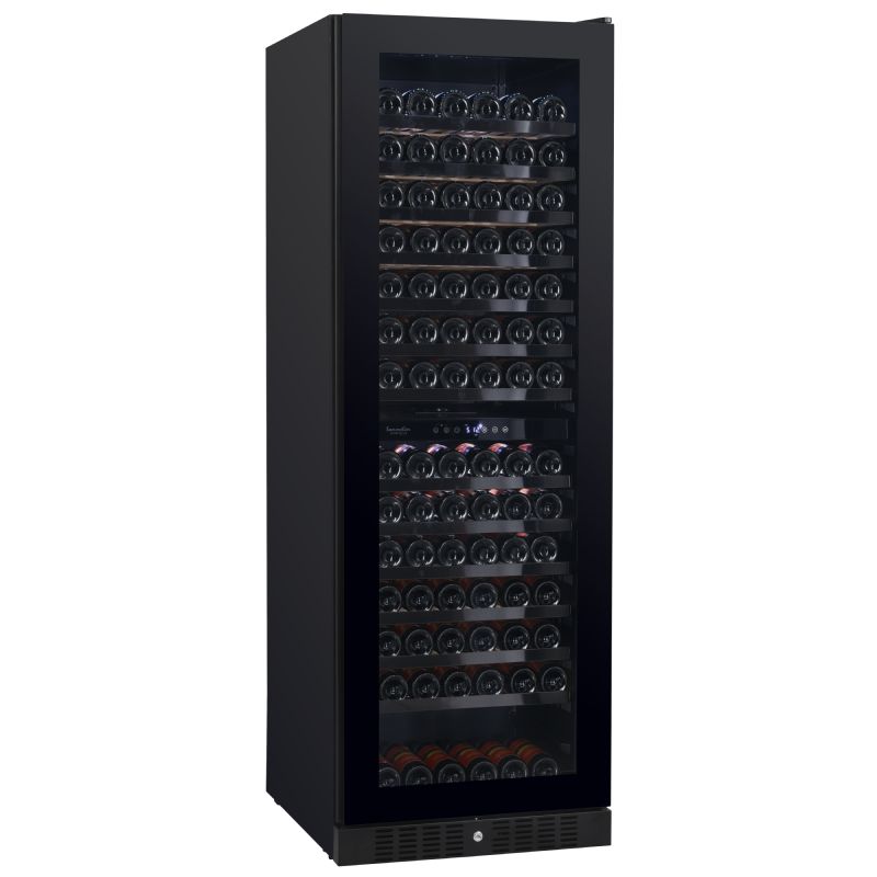 Temptech Wijnklimaatkast | Sommelier SOM180DRB | 166 Flessen | 2 Zones - Elite Wijnklimaatkast