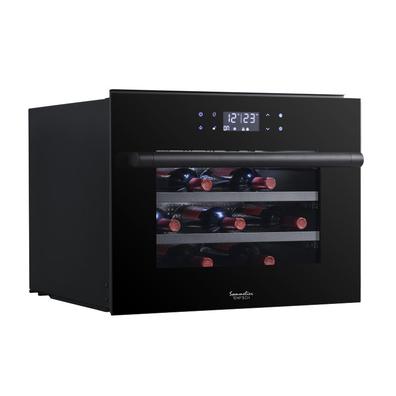 Temptech Inbouw Wijnklimaatkast | Sommelier SOMZ45SB | 24 Flessen - Elite Wijnklimaatkast