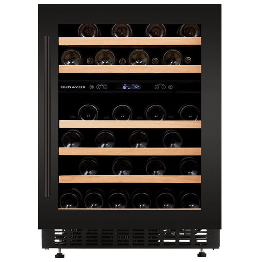 Dunavox Flow-46D Wijnkoelkast | DAUF-46.145DMB | 2 Zones | Mat Zwart