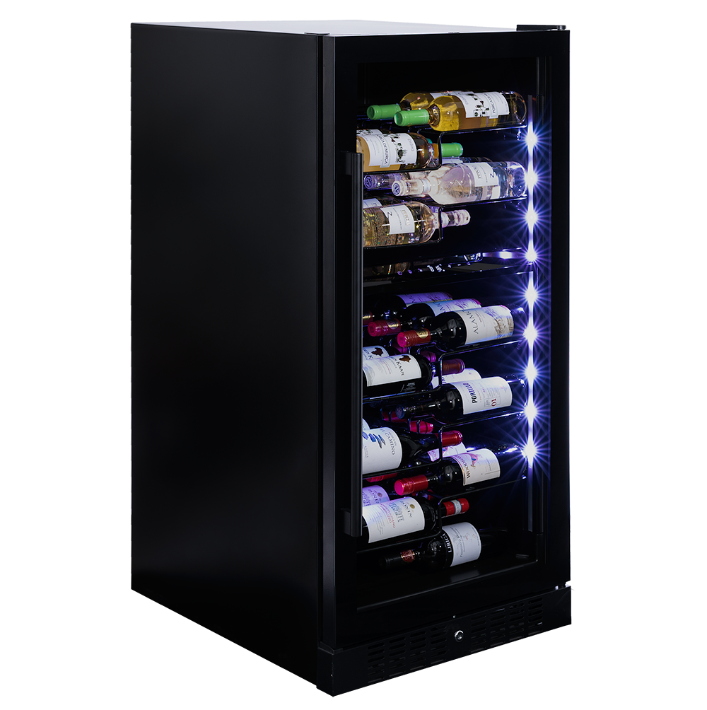 Dunavox Sera-58 Wijnkoelkast | DX-58.258DMB | 2 Zones | Mat Zwart