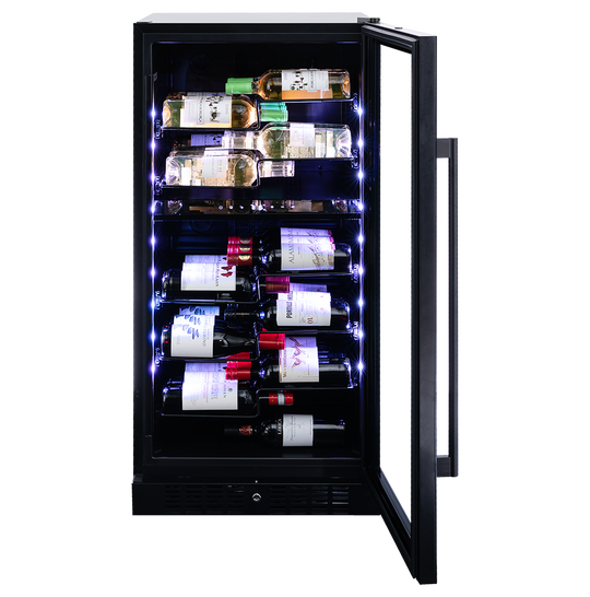 Dunavox Sera-58 Wijnkoelkast | DX-58.258DMB | 2 Zones | Mat Zwart