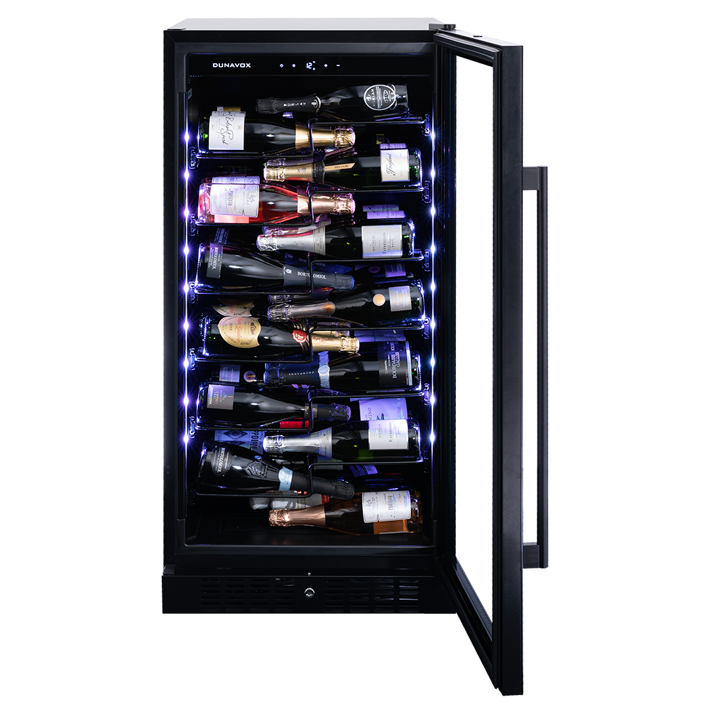Dunavox Sera-70 Wijnkoelkast | DX-70.258MB | 1 Zone | Mat Zwart