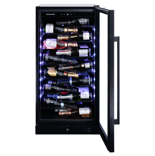 Dunavox Sera-70 Wijnkoelkast | DX-70.258MB | 1 Zone | Mat Zwart