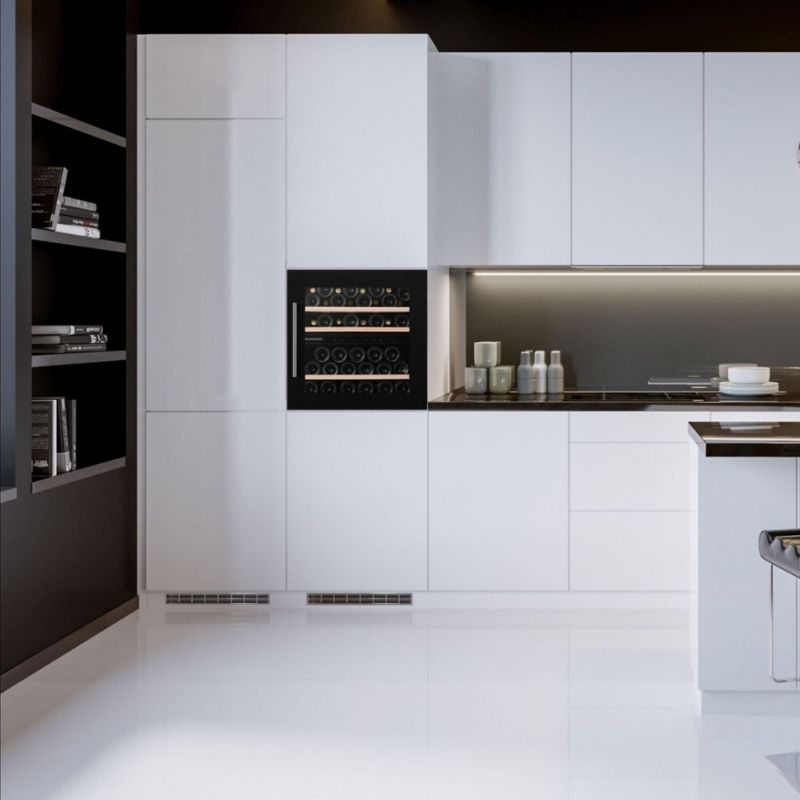 Dunavox Inbouw Wijnklimaatkast | DAB-41.83DB | 41 Flessen | 2 Zones - Elite Wijnkoelkast