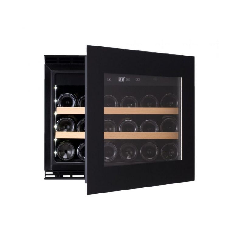 Dunavox Inbouw Wijnklimaatkast | DAVG-18.46SS.TO | 18 Flessen | 1 Zone | Push-to-open - Elite Wijnkoelkast