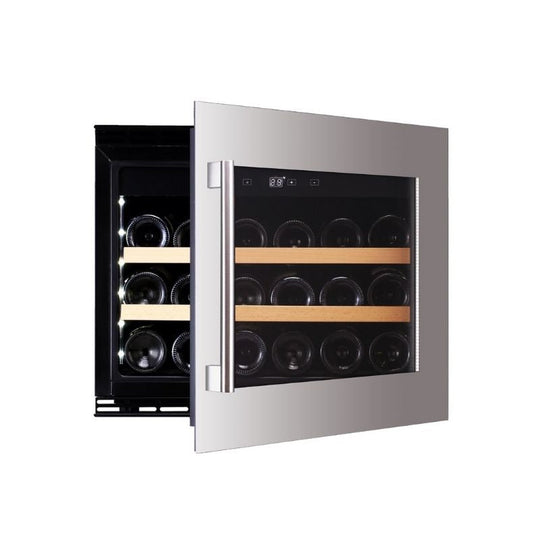Dunavox Inbouw Wijnklimaatkast | DAVS-18.46SS | 18 Flessen | 1 Zone - Elite Wijnkoelkast