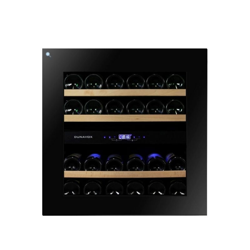 Dunavox Inbouw Wijnklimaatkast | DAVG-25.63DSS.TO | 25 Flessen | 2 Zones | Push-to-open - Elite Wijnkoelkast
