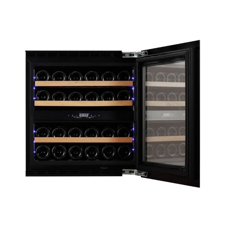 Dunavox Inbouw Wijnklimaatkast | DAVG-25.63DSS.TO | 25 Flessen | 2 Zones | Push-to-open - Elite Wijnkoelkast