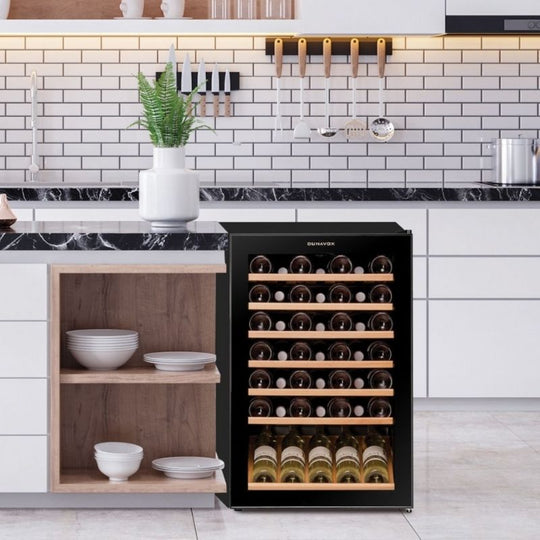 Dunavox Wijnklimaatkast | DXFH-48.130 | 48 Flessen | 1 Zone - Elite Wijnkoelkast