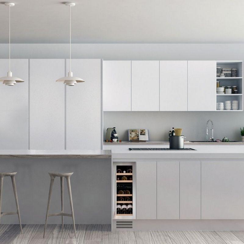 Dunavox Flow-17 Wijnklimaatkast | DAUF-17.58SS | 17 Flessen | 2 Zones