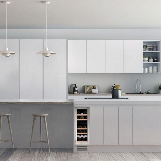 Dunavox Flow-17 Wijnklimaatkast | DAUF-17.58SS | 17 Flessen | 2 Zones