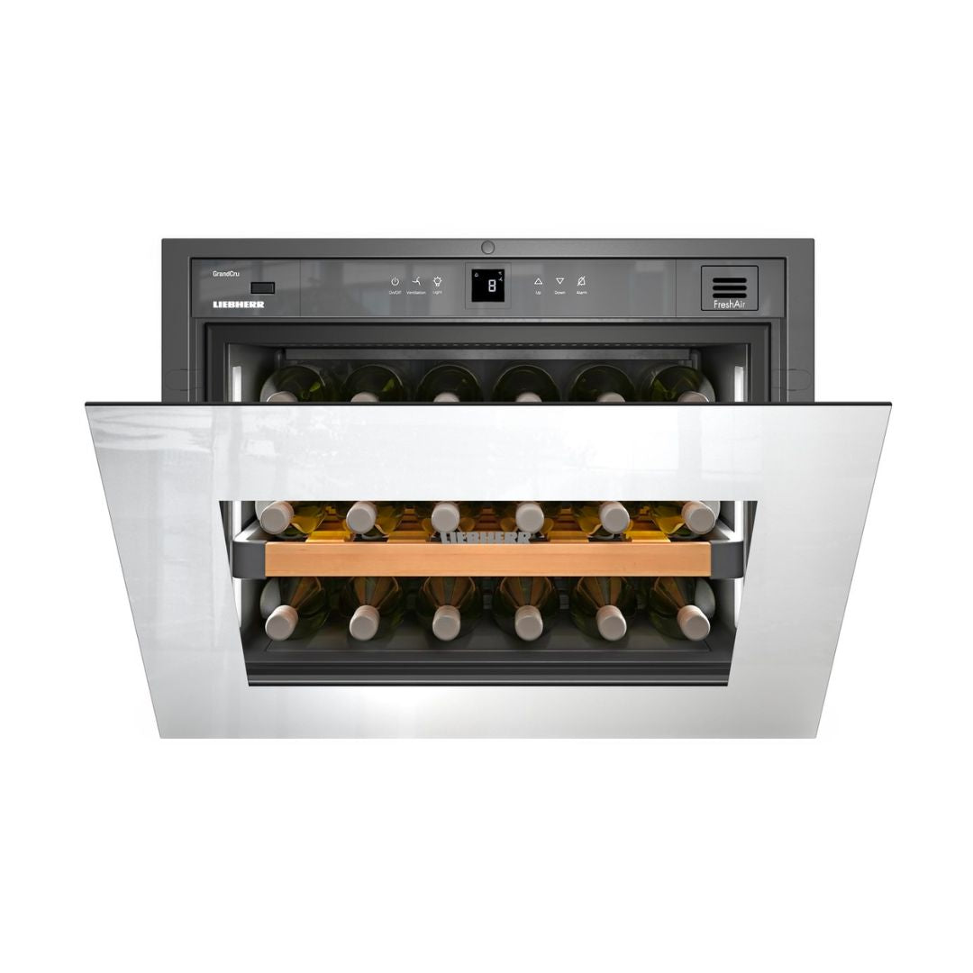 Witte Liebherr Wijnklimaatkast
