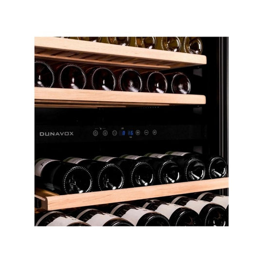 Dunavox Inbouw Wijnklimaatkast | DAV-32.81DSS.TO | 32 Flessen | 2 Zones | Push-to-open - Elite Wijnkoelkast