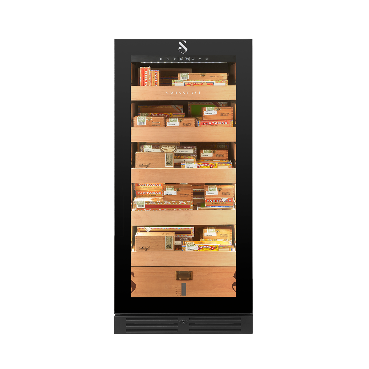 Swisscave Humidor CLB-360 1800 Sigaren- Elite Wijnkoelkast