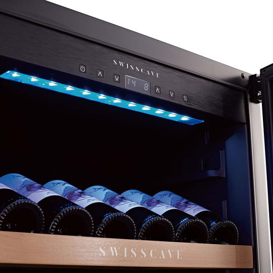 Swisscave Wijnklimaatkast WL155DF 2 Zones- Elite Wijnkoelkast