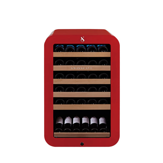 Swisscave Wijnklimaatkast WL120F-BLACK 1 Zone- Elite Wijnkoelkast