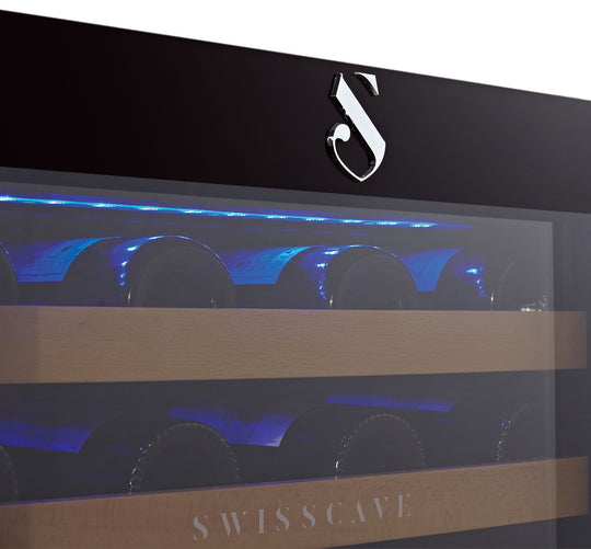Swisscave Wijnklimaatkast WL155DF 2 Zones- Elite Wijnkoelkast